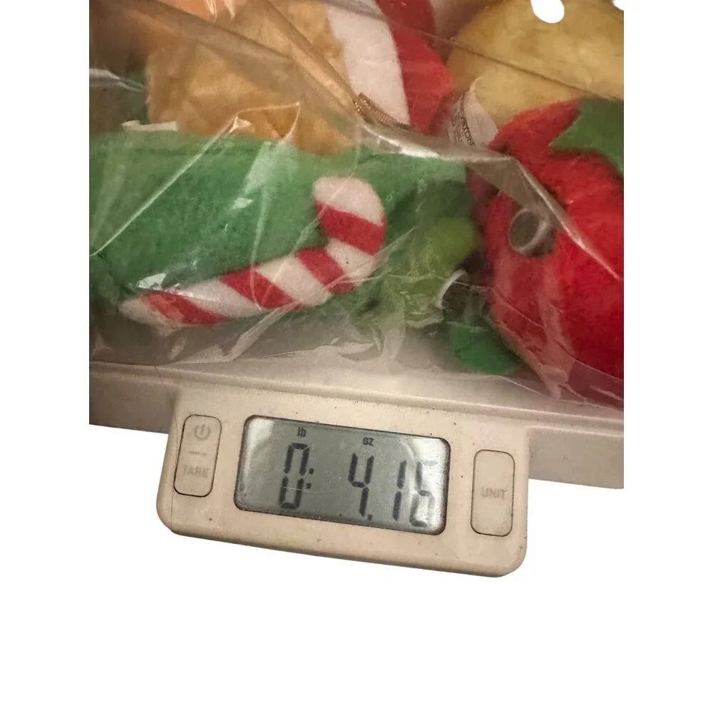 NIP Set Of 6  fruit veggies‎ Greystone Yumkins Plush Holiday Ornaments